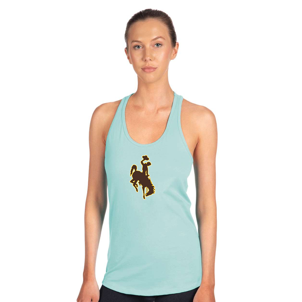 Women's  Wyoming Cowboys Next Level Ideal Racerback Tank